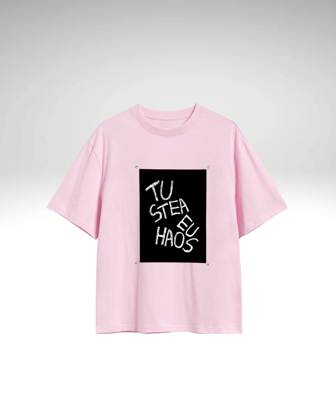 Tricou Tu stea eu haos (cu print detașabil)