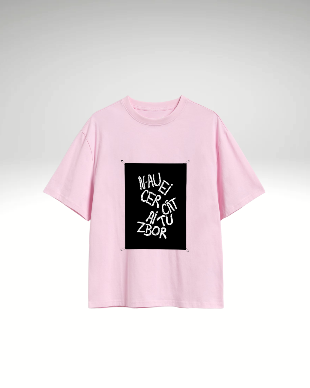 Tricou N-au ei cer cât ai tu zbor (cu print detașabil)