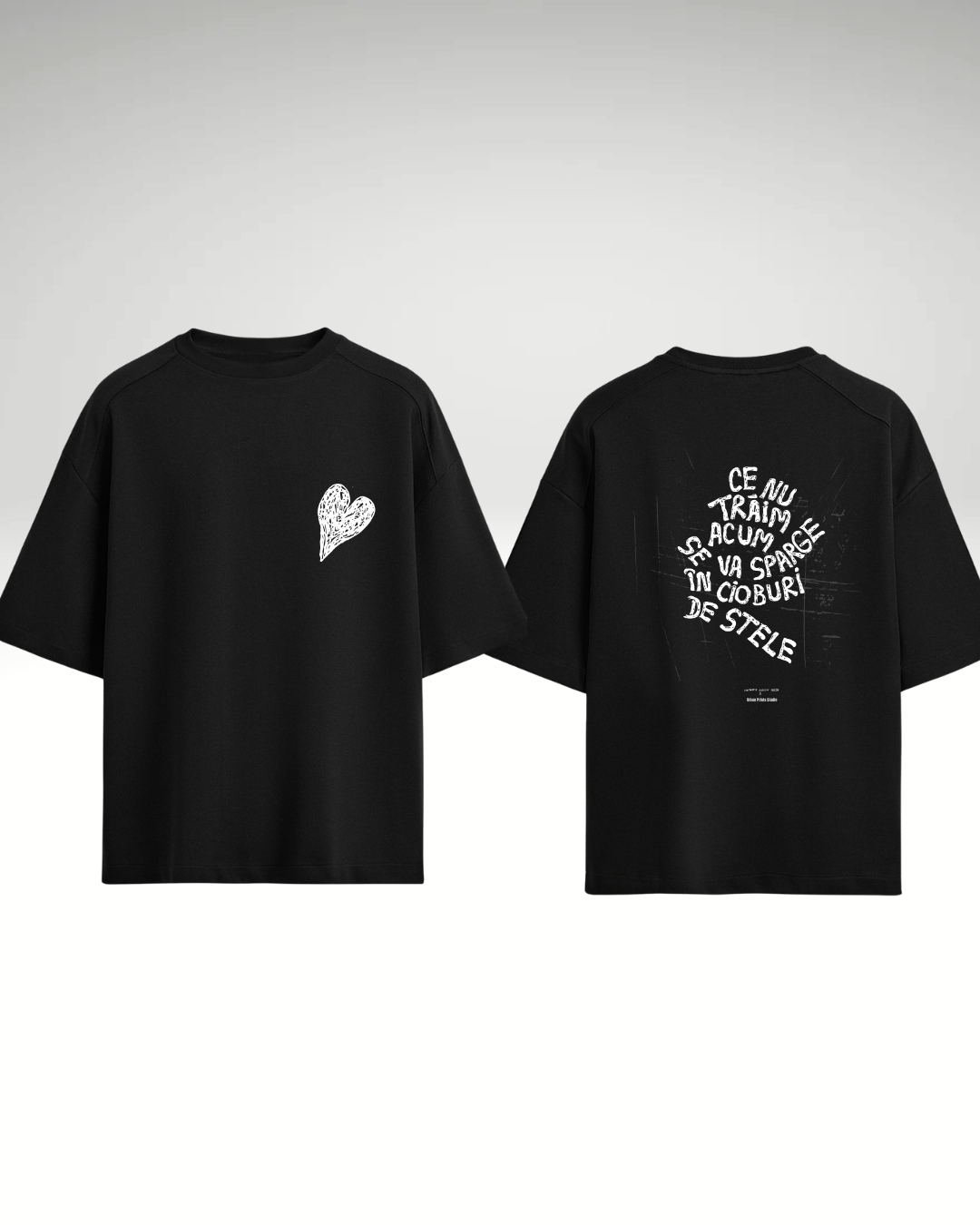 Tricou ce nu trăim acum - print spate
