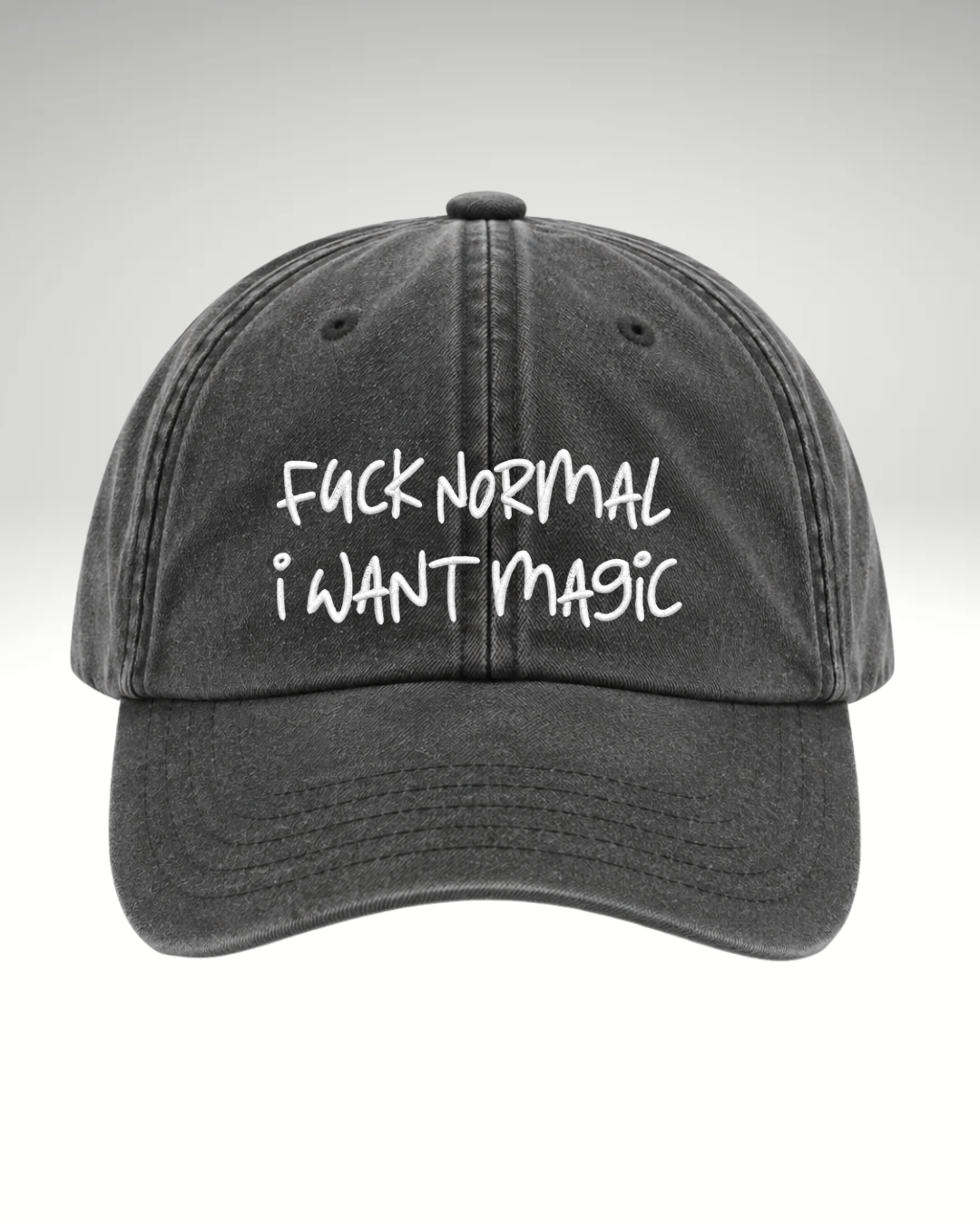 Șapcă Fuck normal I want magic