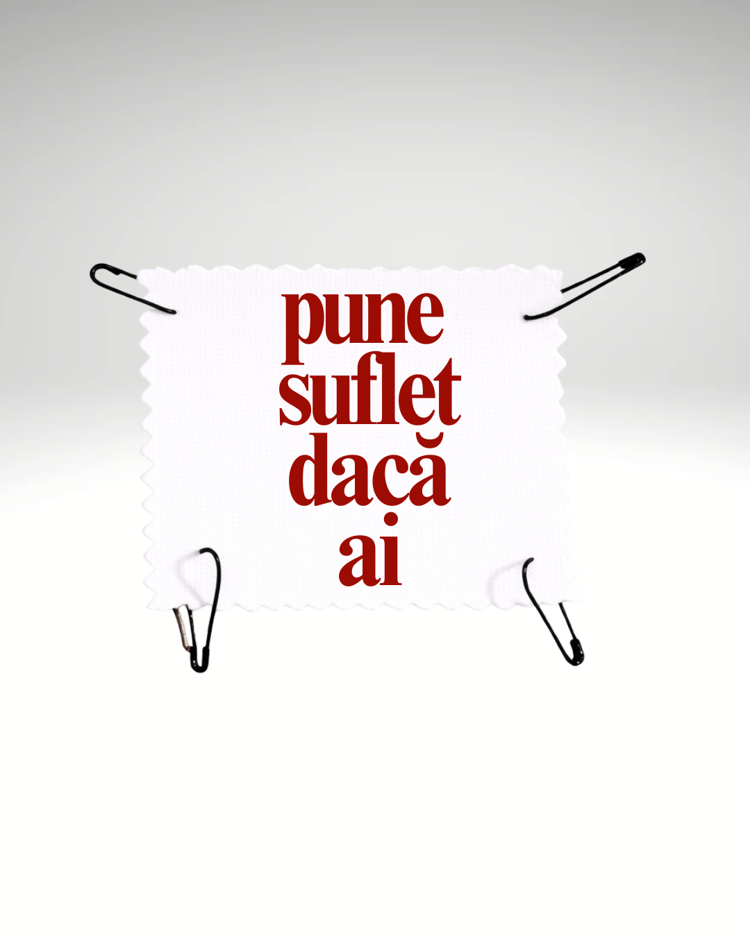 pune suflet dacă ai - Urban Prints Studio