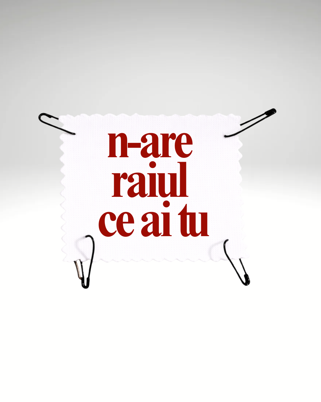 n-are raiul ce ai tu - Urban Prints Studio