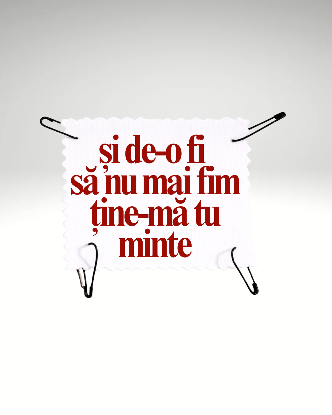 și de-o fi să nu mai fim - Urban Prints Studio