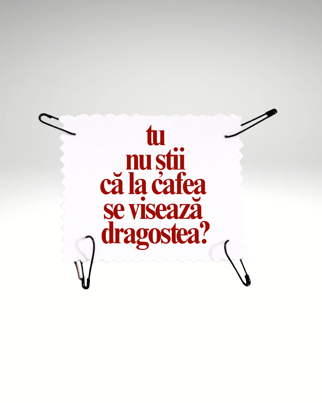 tu nu știi că la cafea se visează dragostea? - Urban Prints Studio