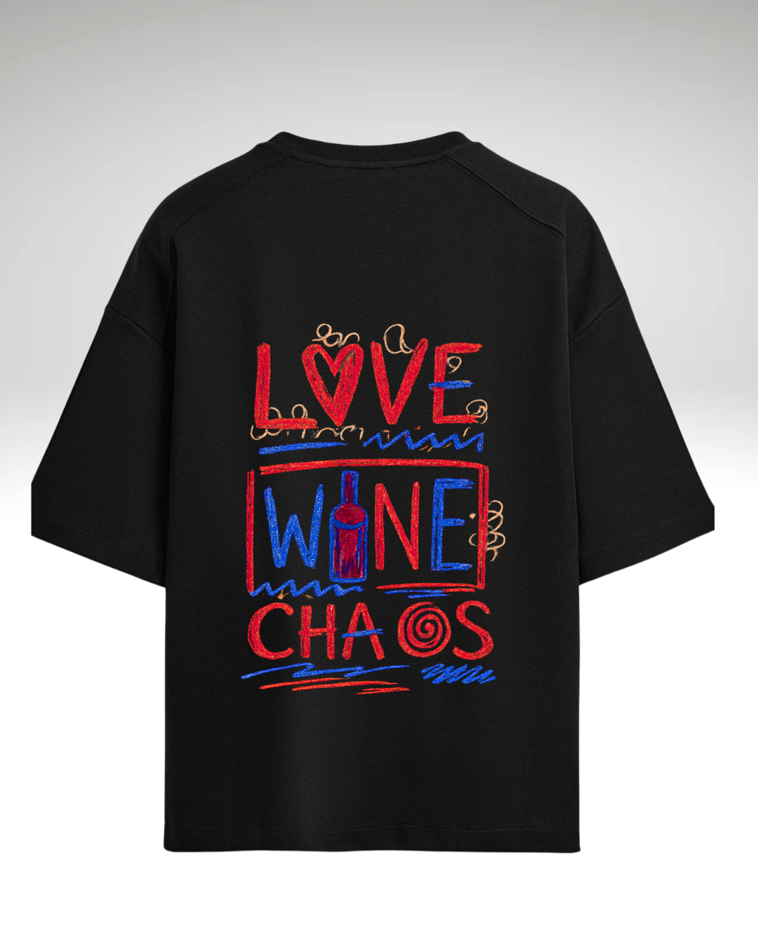 Tricou Love, Wine, Chaos