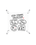 Print detașabil Visa stamps collection