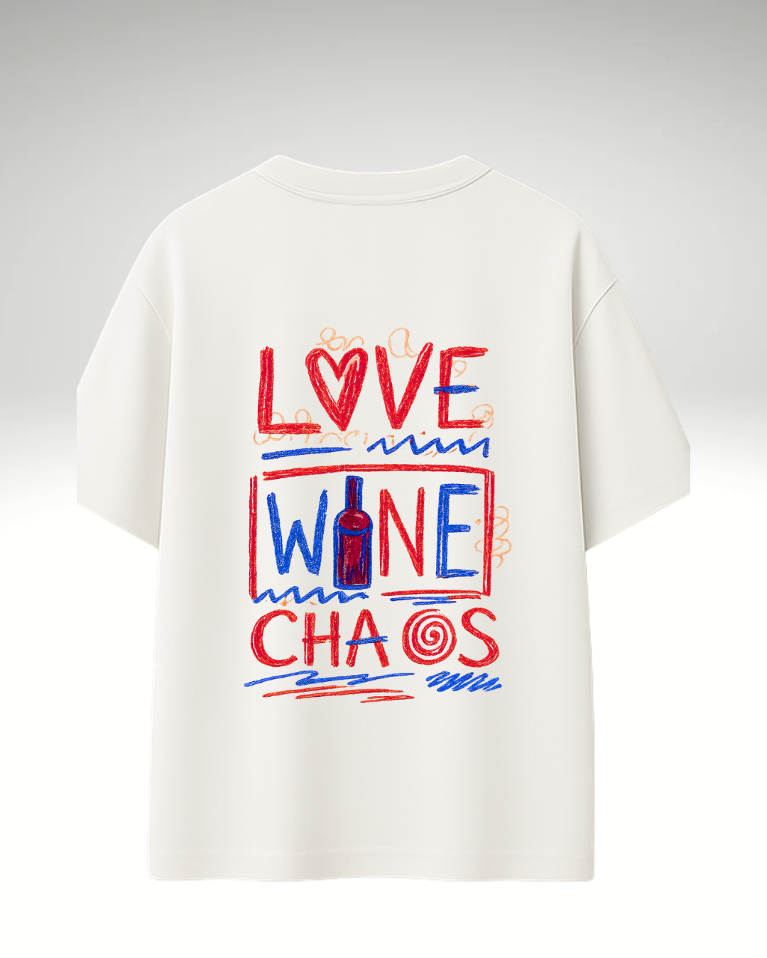 Tricou Love, Wine, Chaos