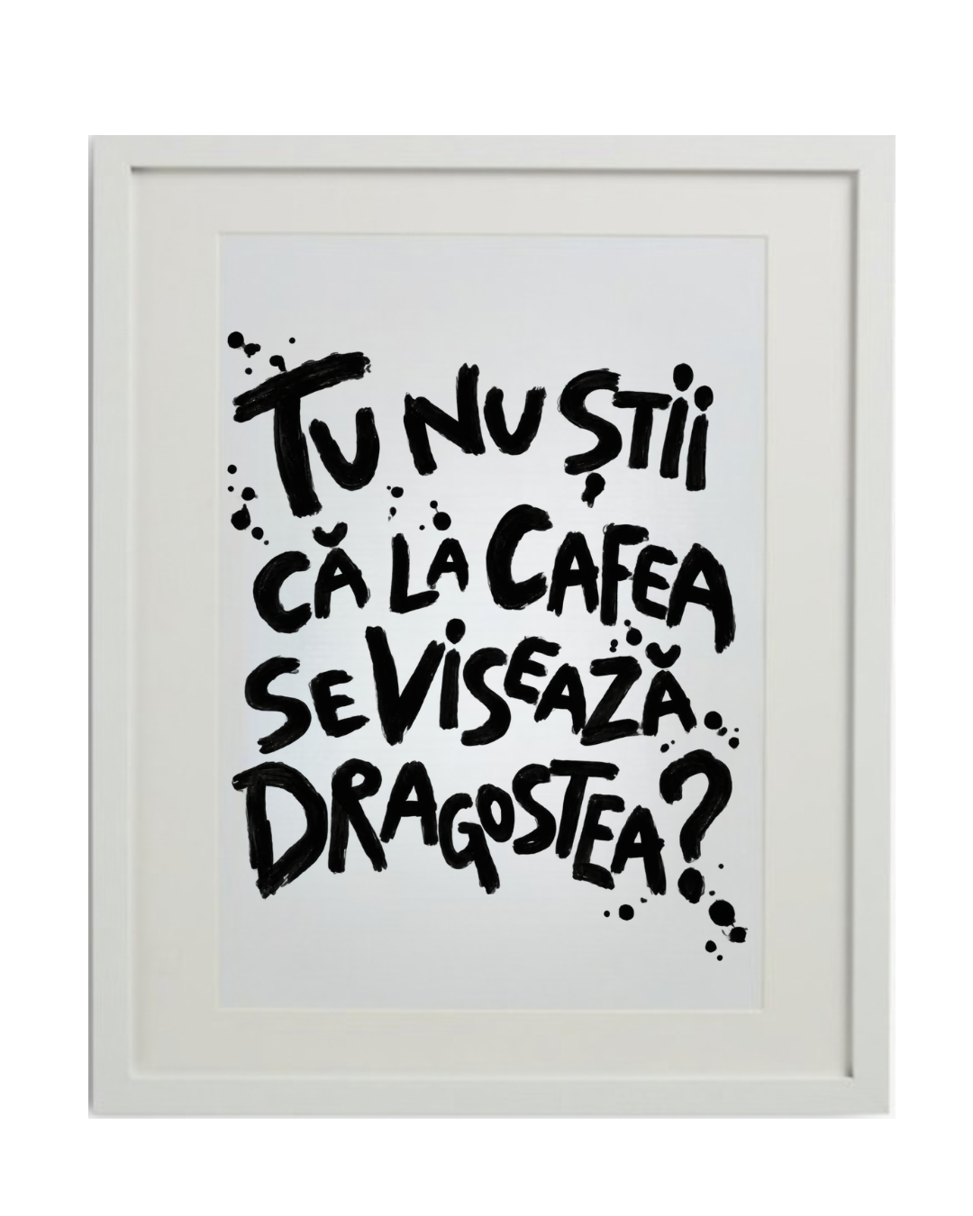 Tablou Tu nu știi că la cafea se visează dragostea?