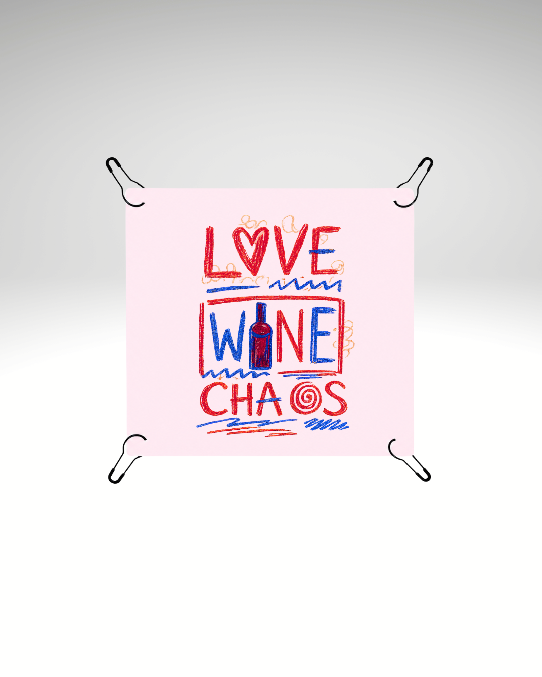 Print detașabil - love, wine, chaos