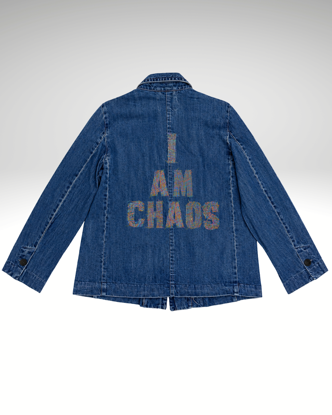 JACHETĂ DIN DENIM - I AM CHAOS