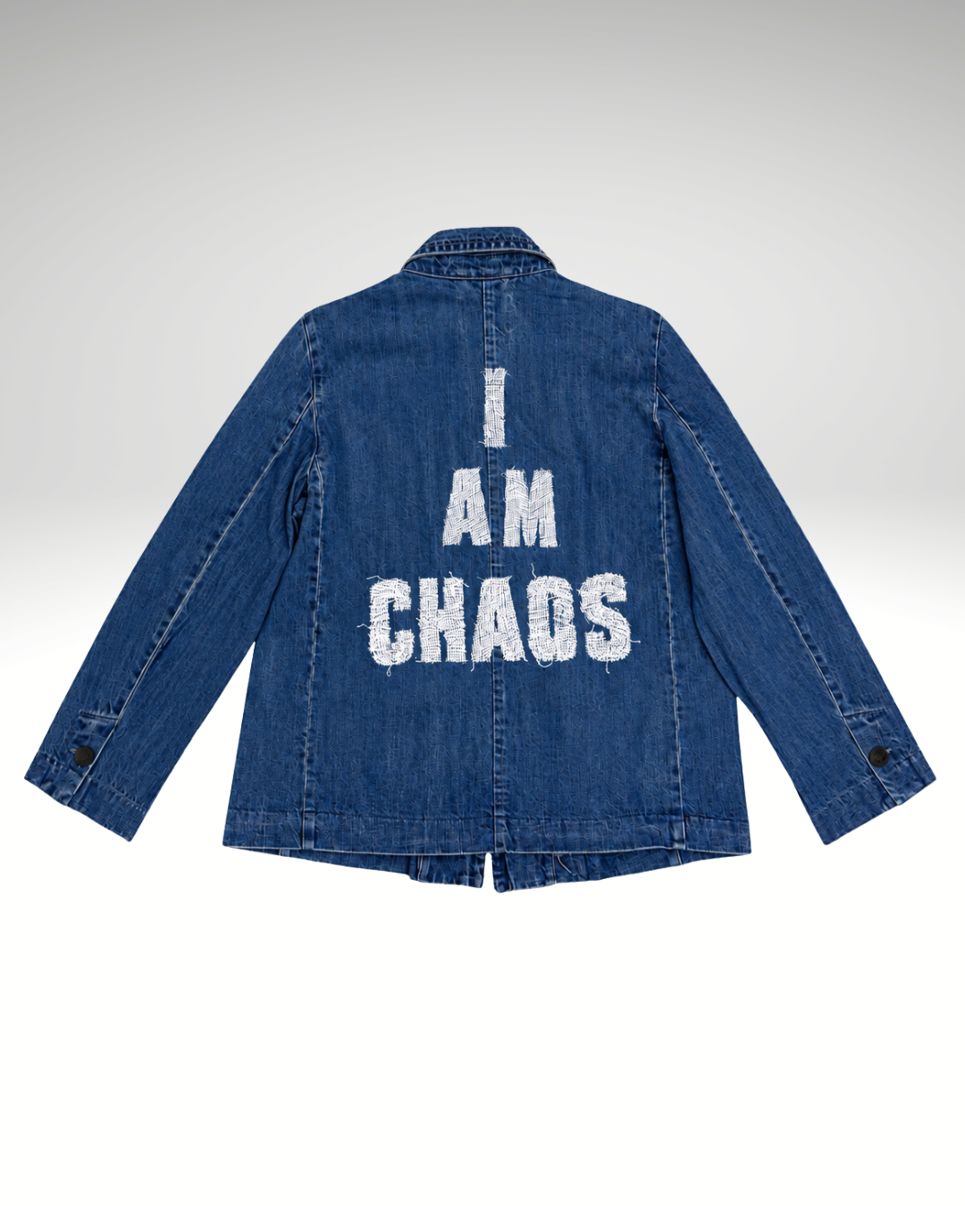 JACHETĂ DIN DENIM - I AM CHAOS