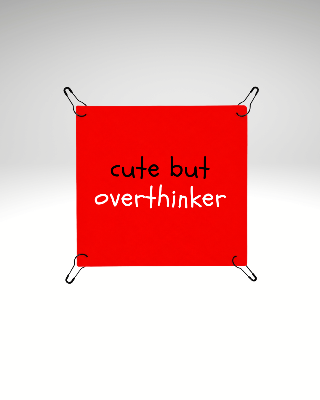 Print detașabil - cute but overthinker