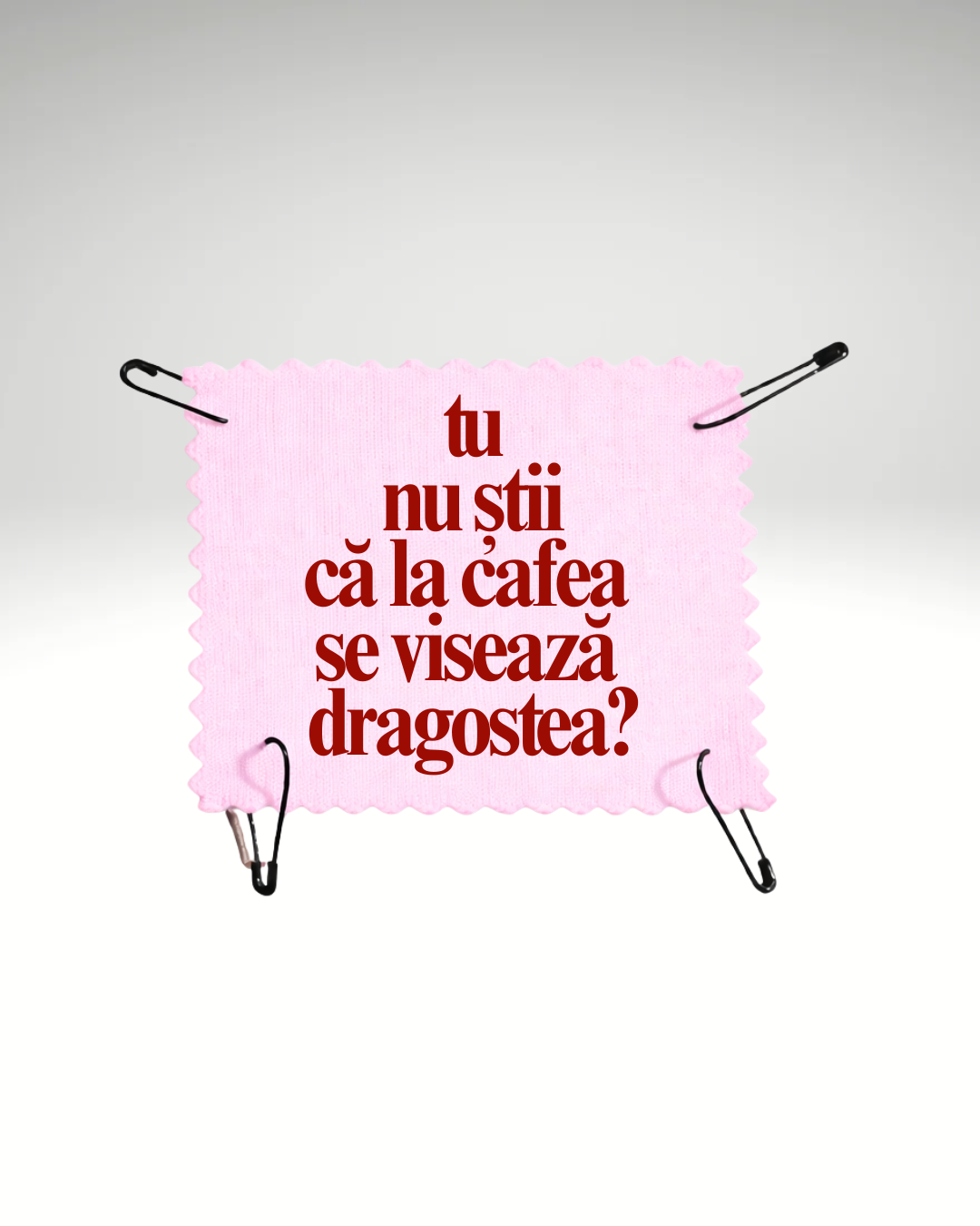 tu nu știi că la cafea se visează dragostea? - Urban Prints Studio