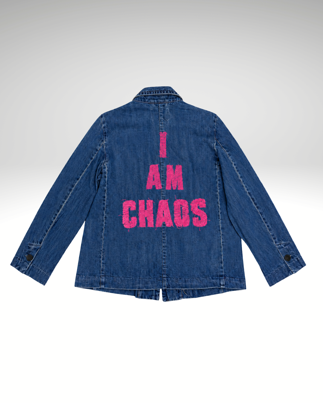 JACHETĂ DIN DENIM - I AM CHAOS