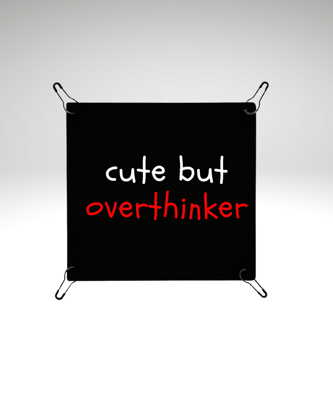 Print detașabil - cute but overthinker