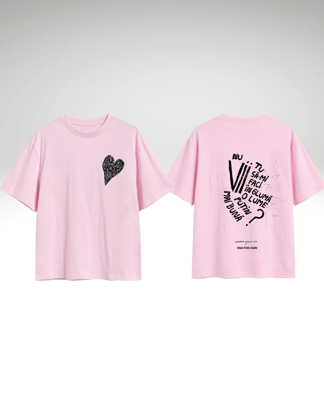 Tricou nu vii tu să-mi faci în glumă o lume puțin mai bună?