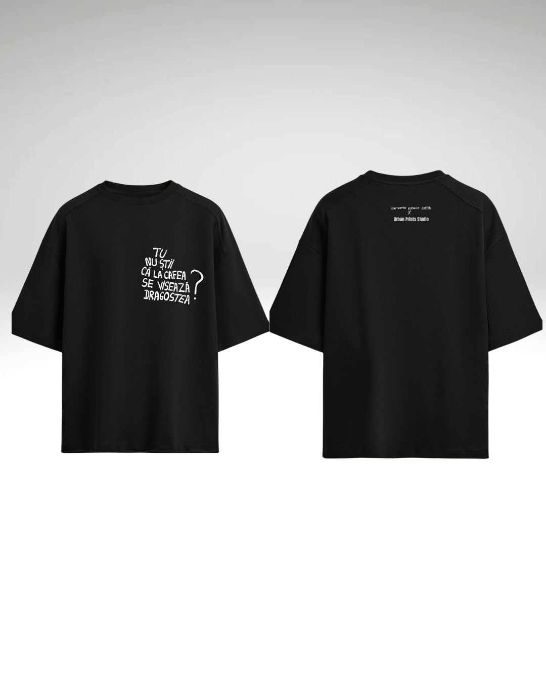 Tricou tu nu știi că la cafea se visează dragostea?
