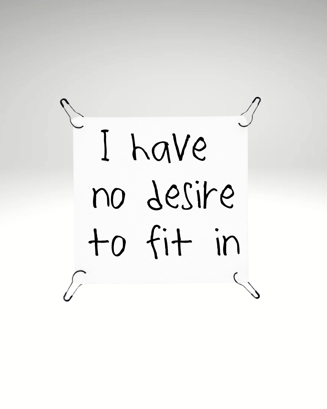 Print detașabil I have no desire to fit in