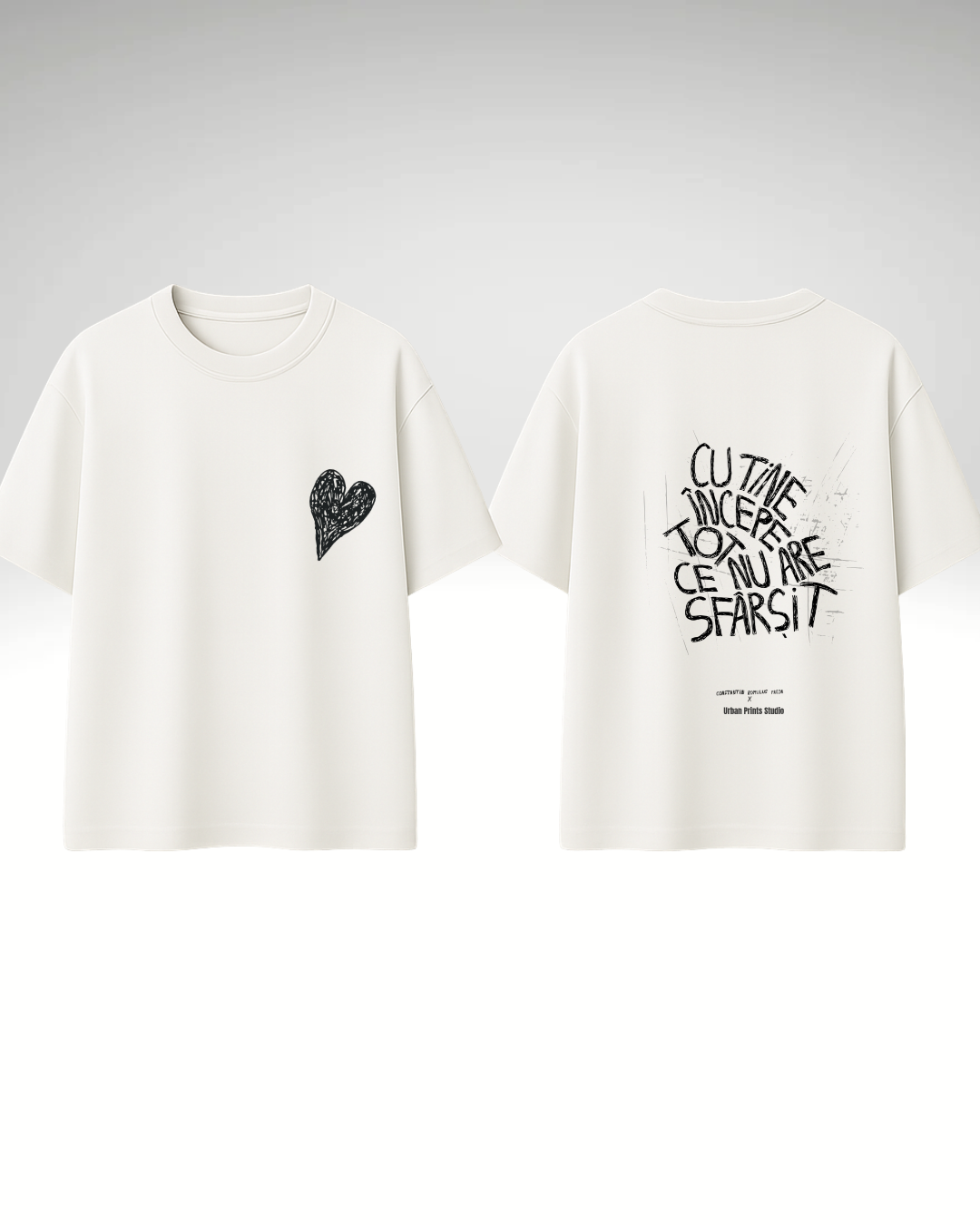 Tricou cu tine începe tot ce nu are sfârșit