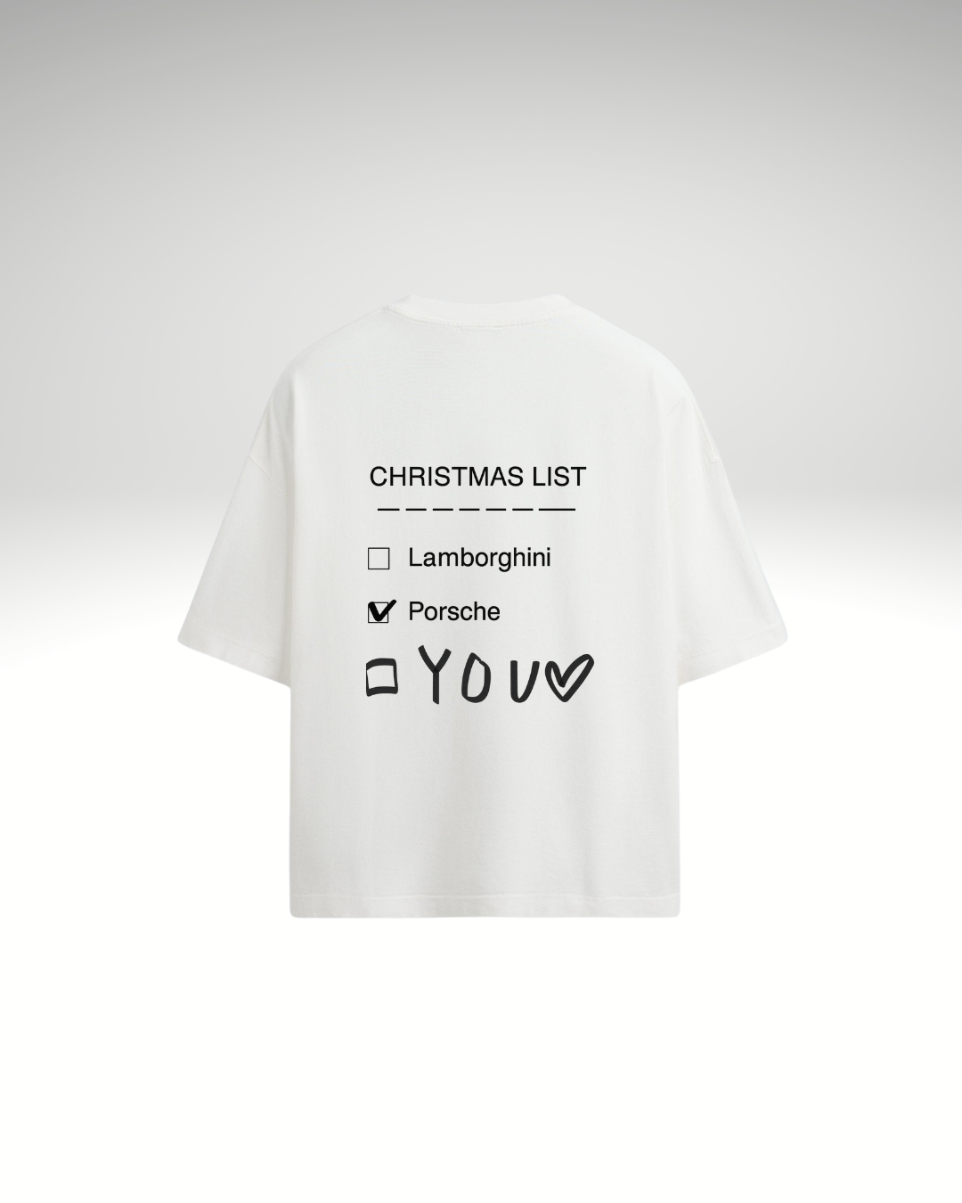 Tricou Christmas list