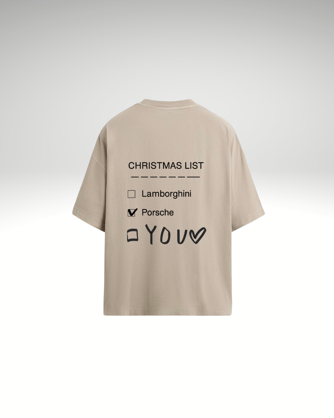 Tricou Christmas list