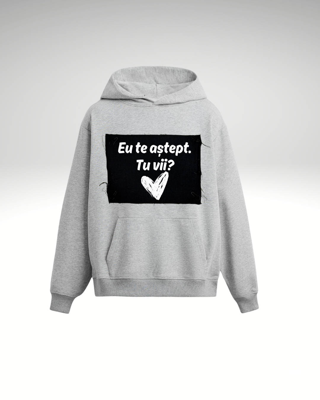 Hanorac Eu te aștept. Tu vii?