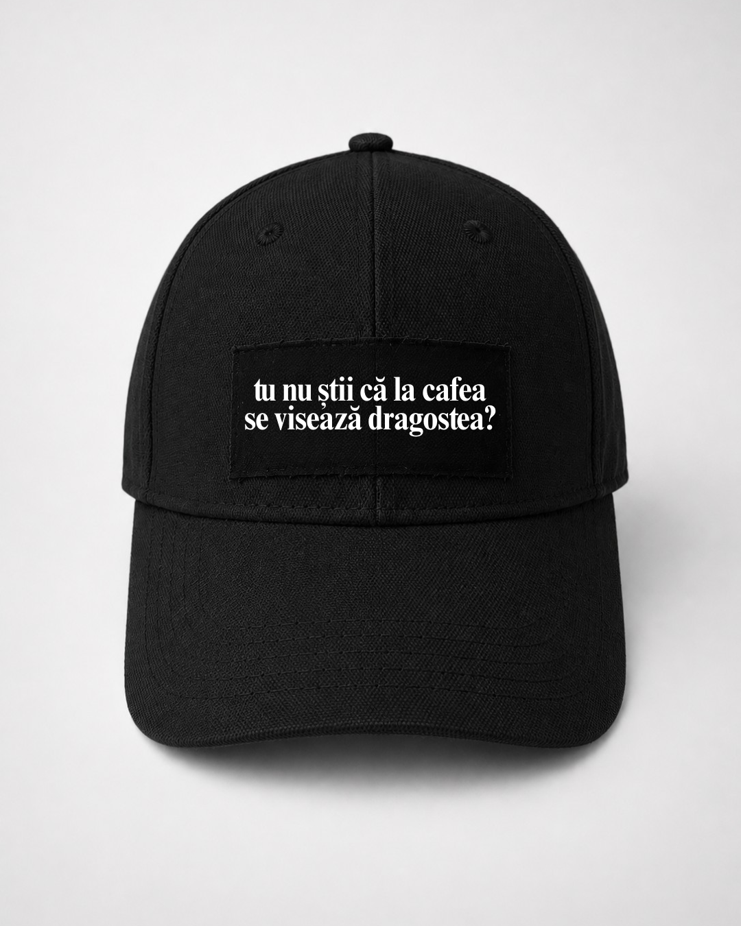 Șapcă tu nu știi că la cafea se visează dragostea?