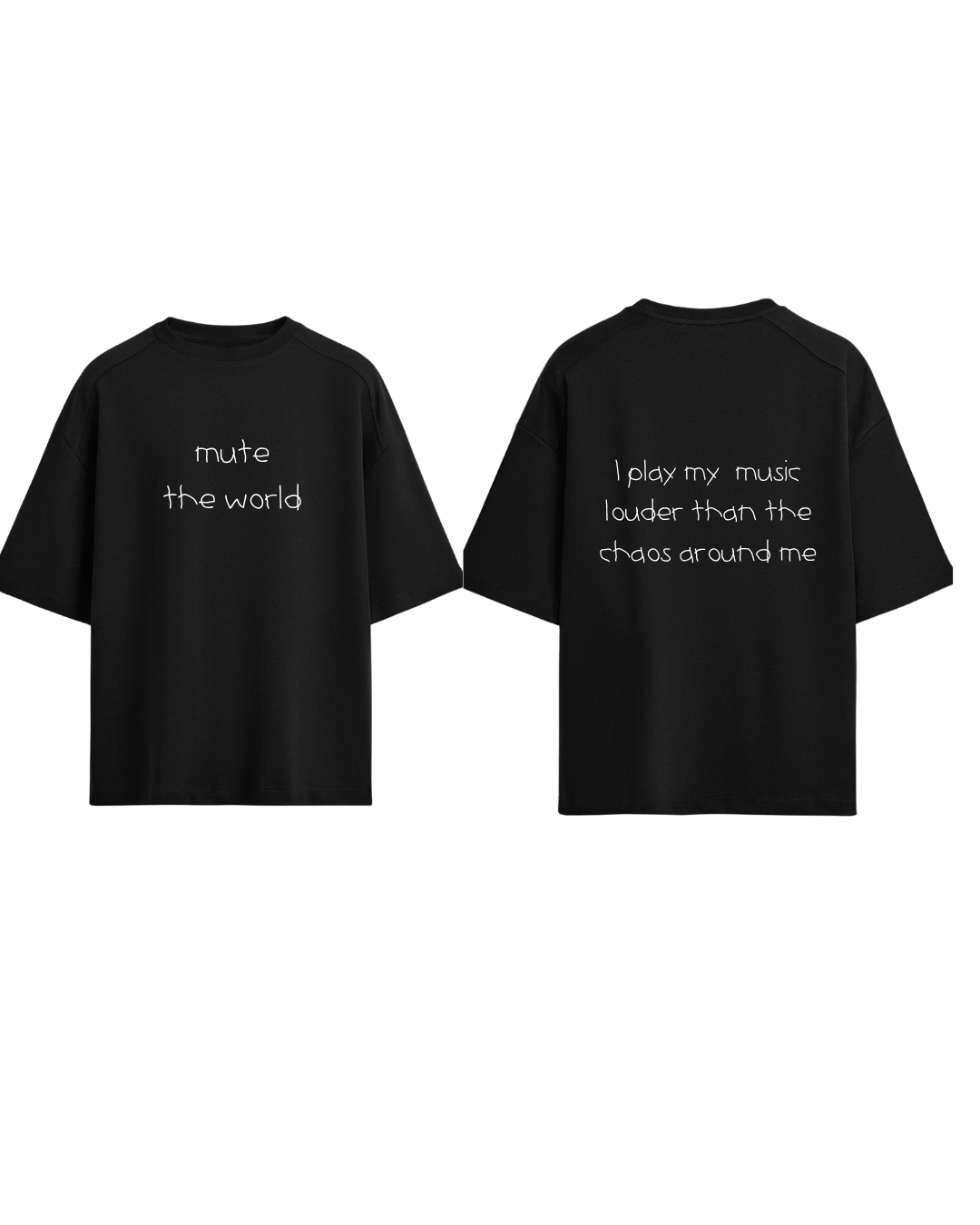 Tricou mute the world