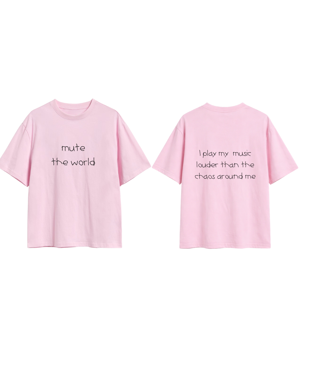 Tricou mute the world