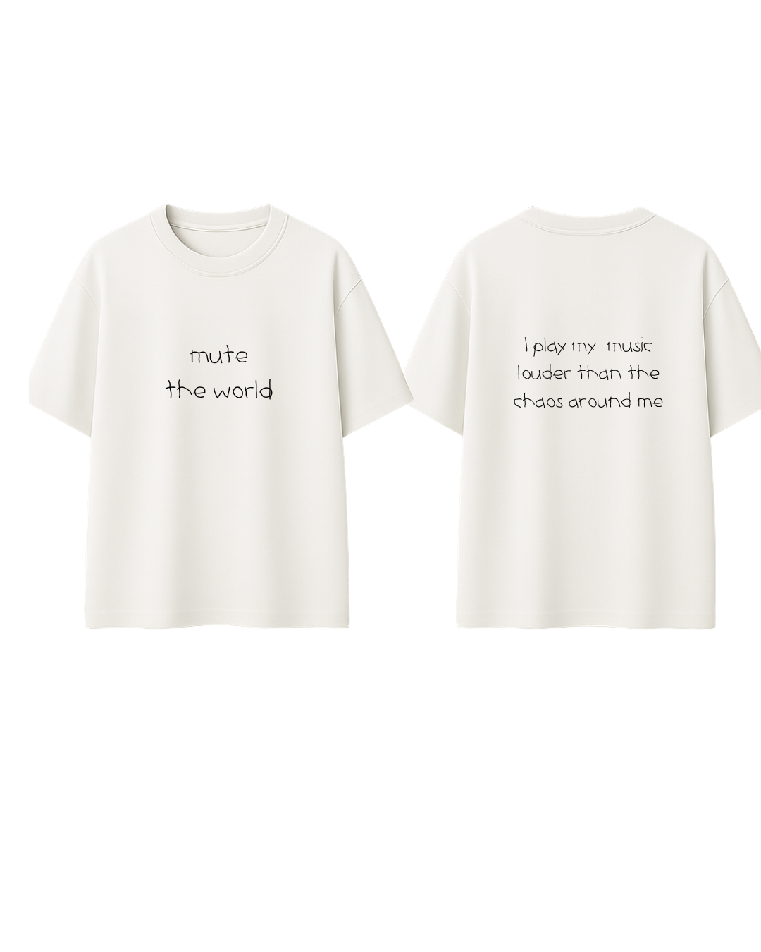 Tricou mute the world