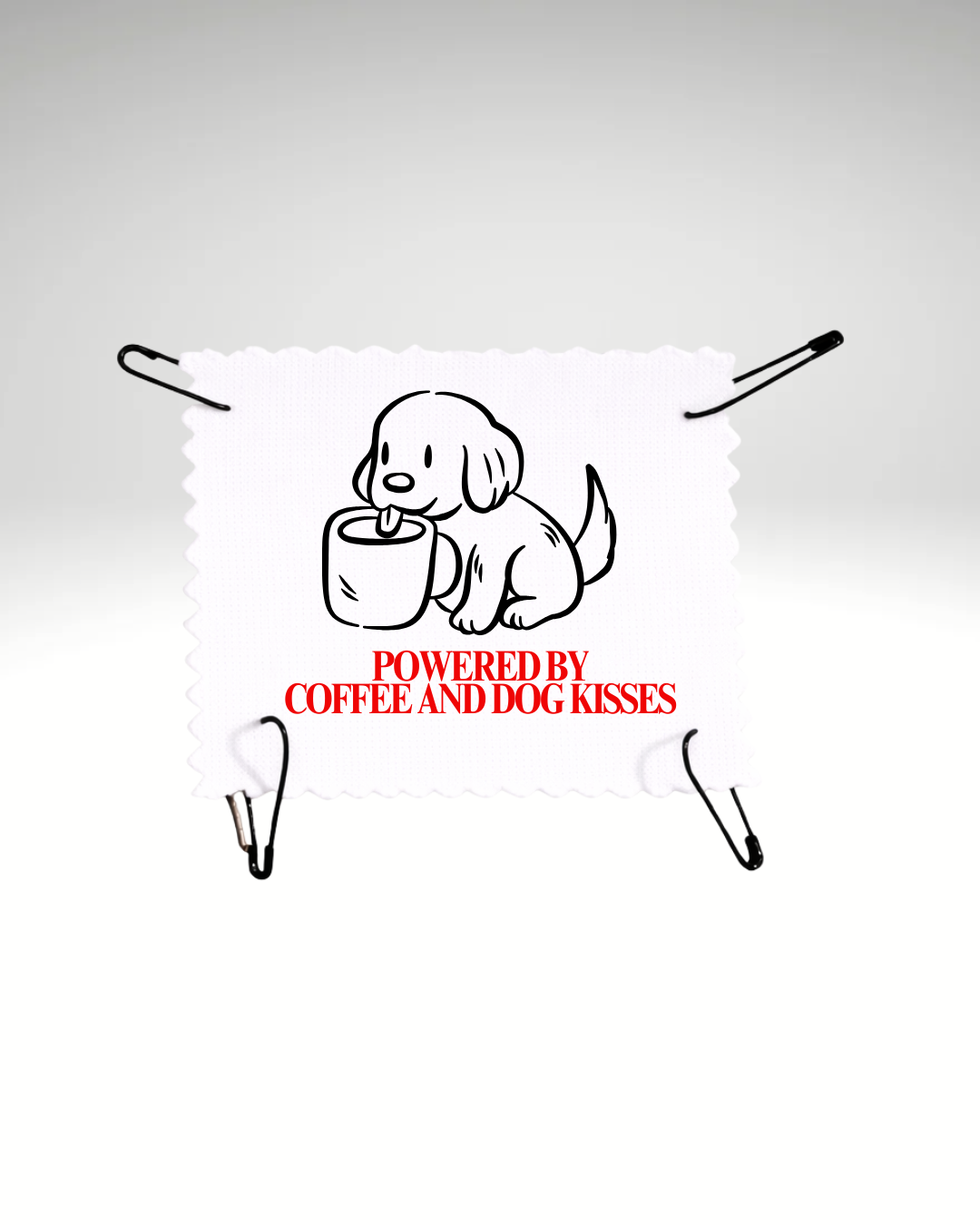 Powered by coffee and dog kisses