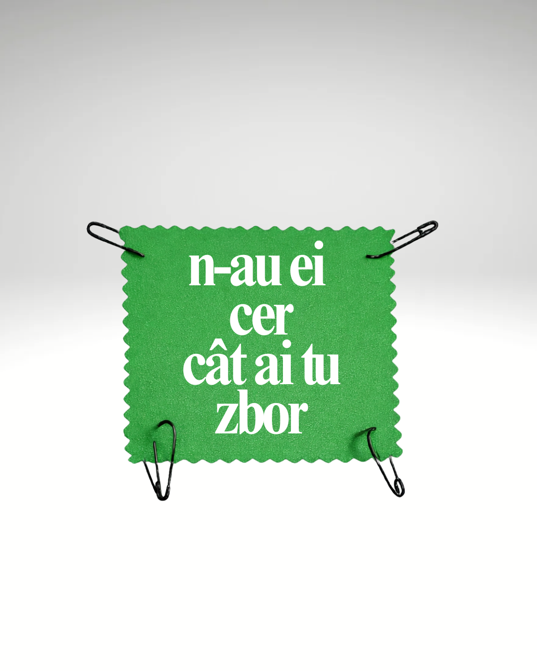 N-au ei cer cât ai tu zbor - Urban Prints Studio