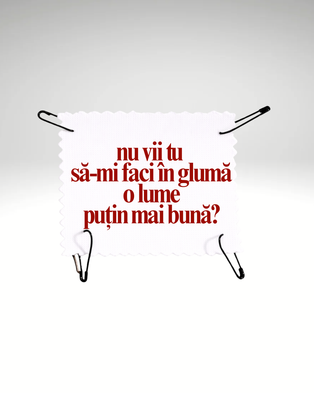 Nu vii tu să-mi faci în glumă - Urban Prints Studio