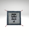 pune suflet dacă ai - denim - Urban Prints Studio