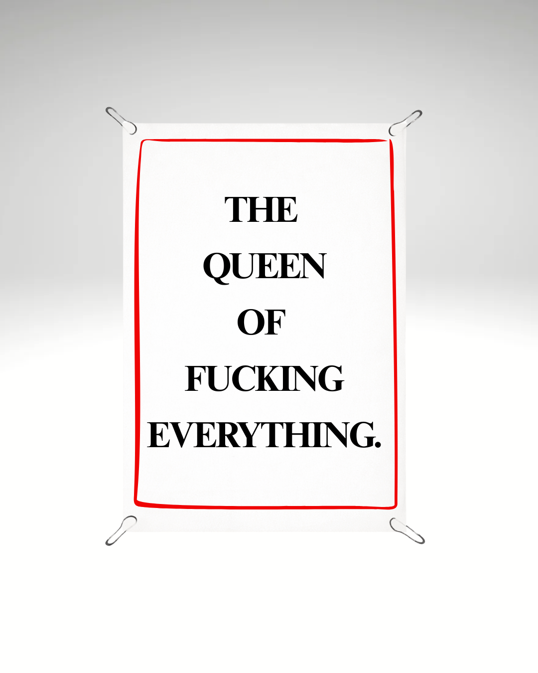 Print detașabil The queen