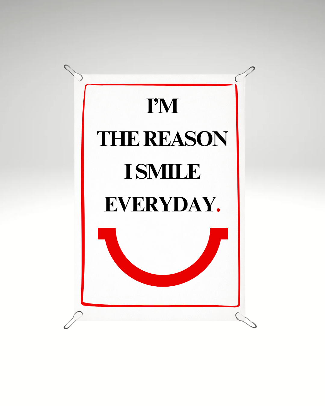 Print detașabil smile everyday