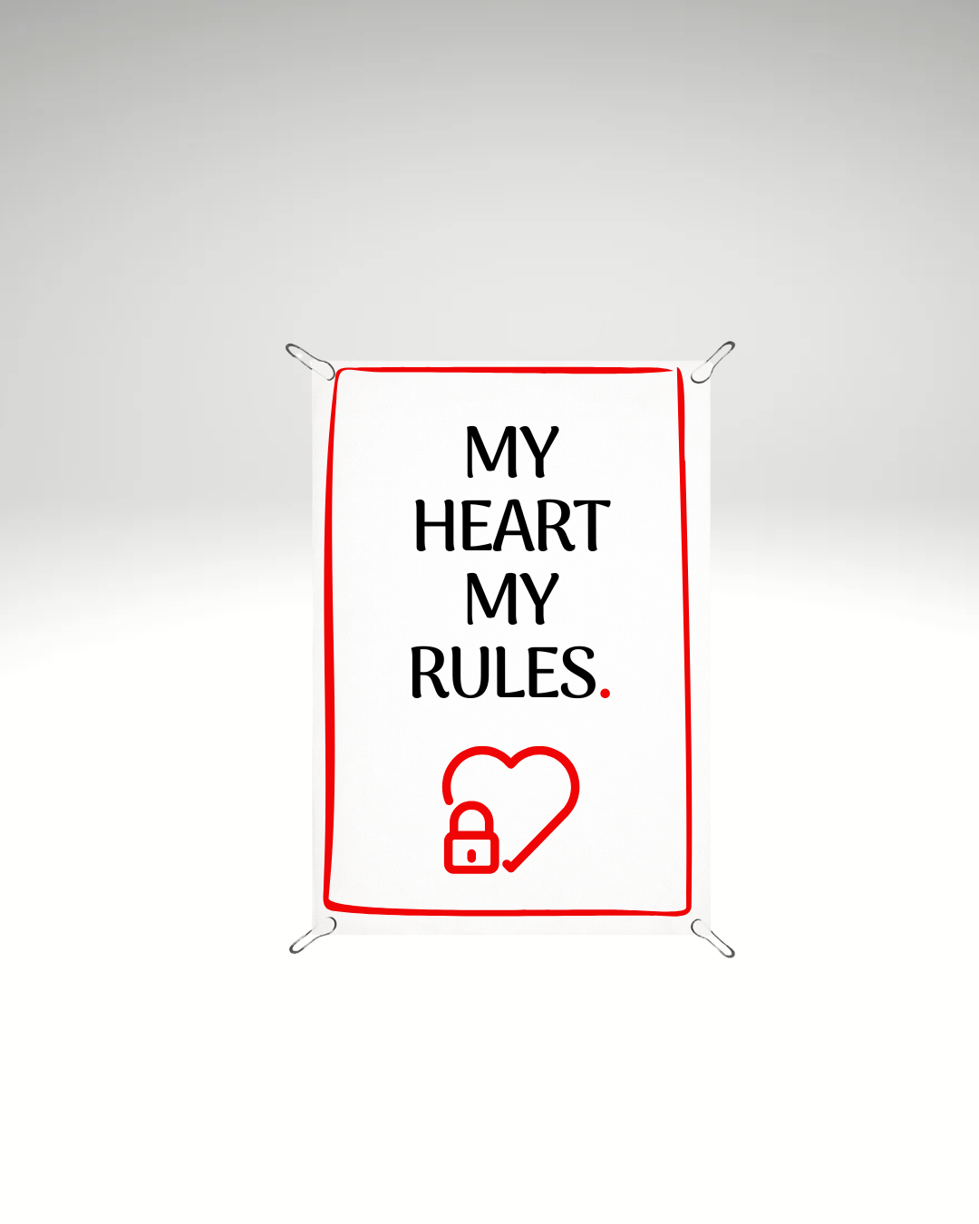 Print detașabil my heart my rules