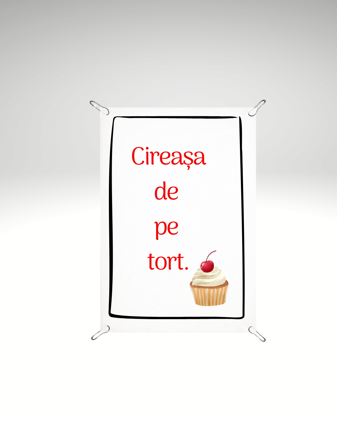 Print detașabil Cireașa de pe tort