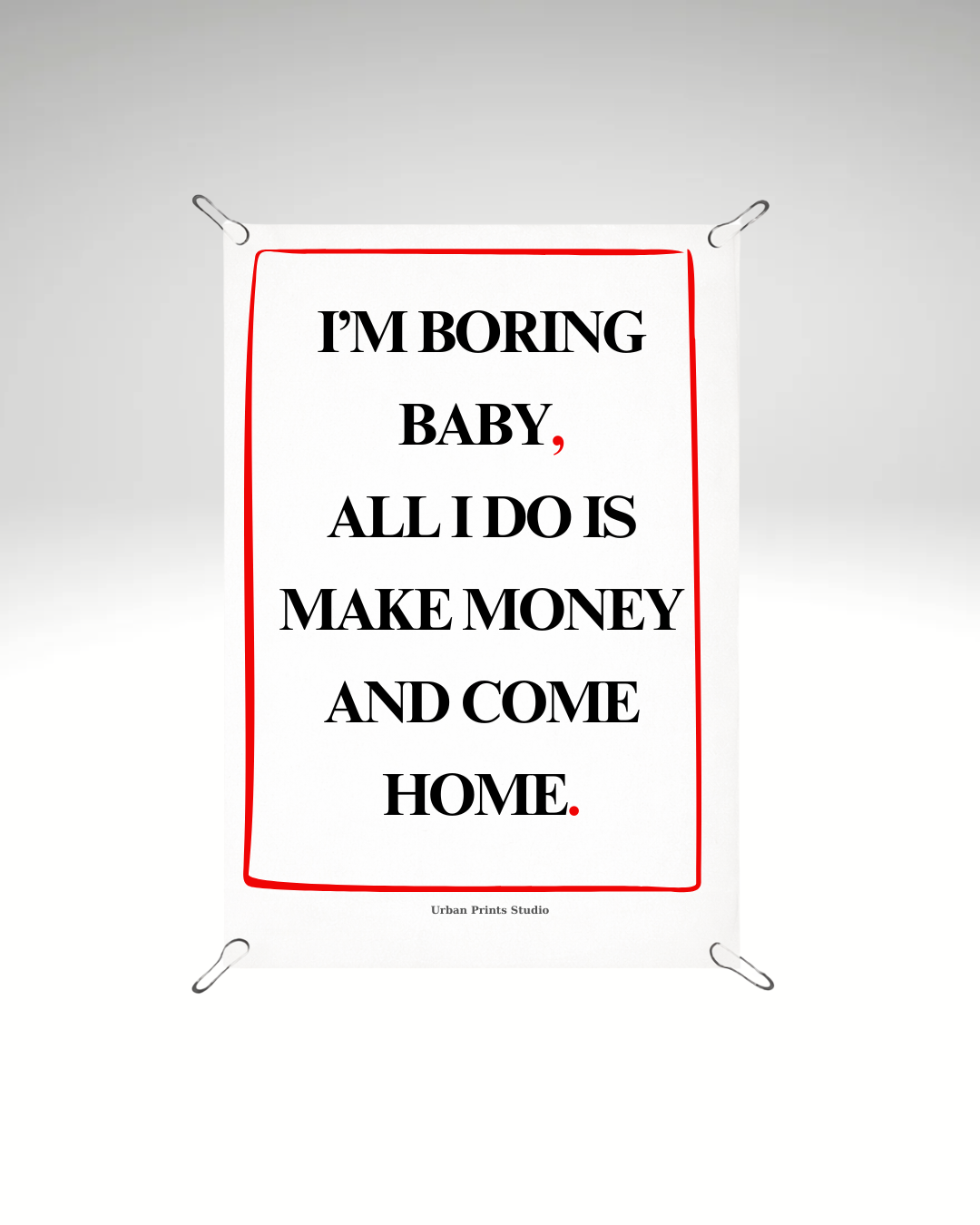 Print detașabil I’m boring baby