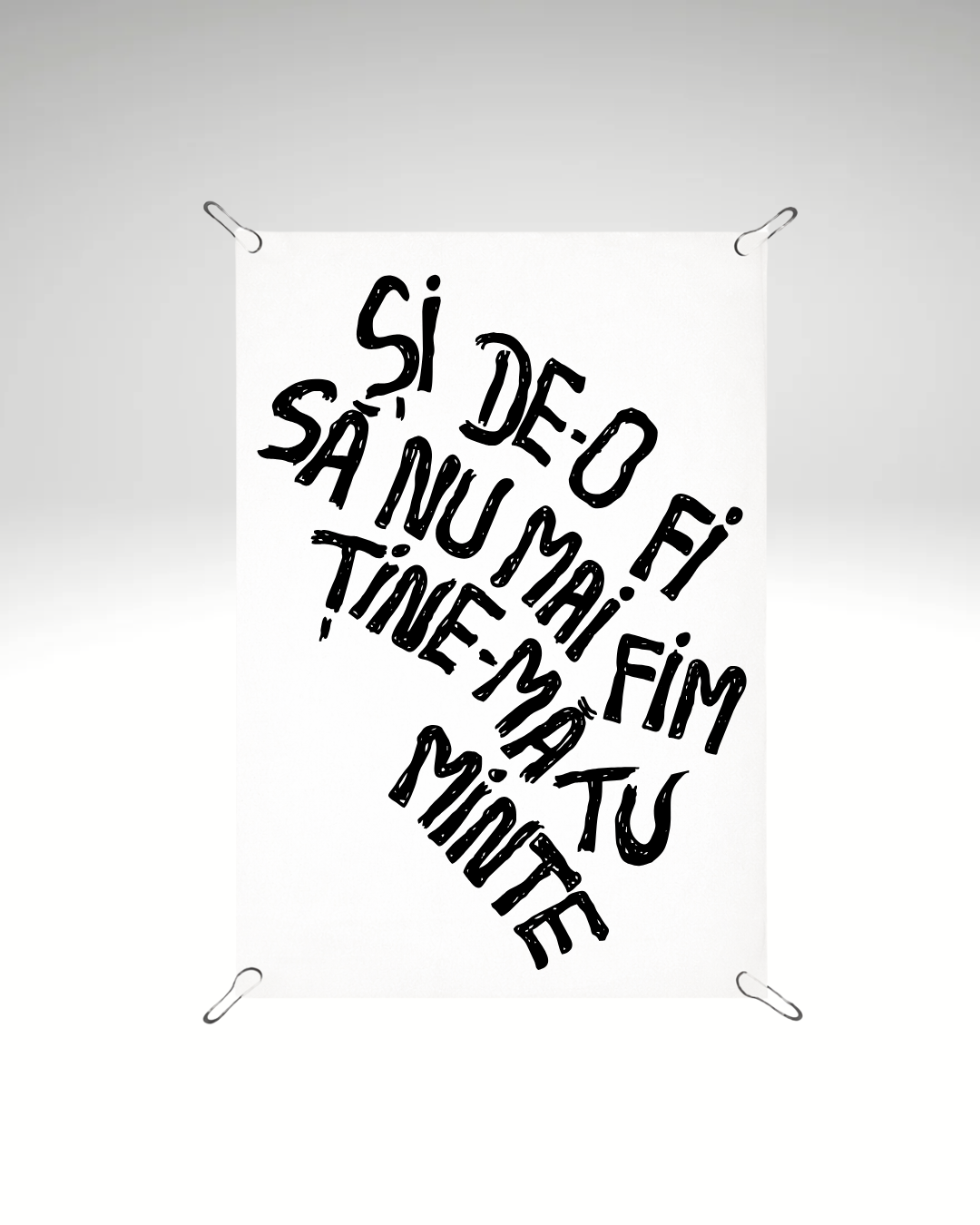 Print detașabil Și de-o fi sa nu mai fim, ține-mă tu minte