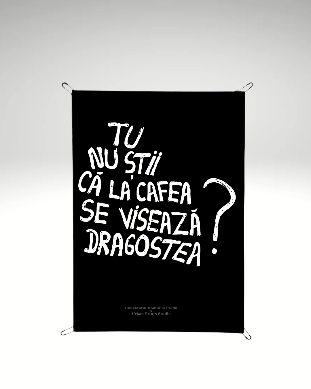 Print detașabil Tu nu știi că la cafea se visează dragostea?