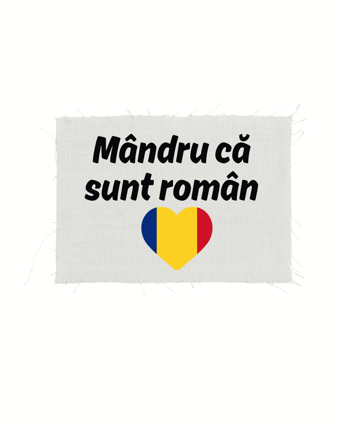 Print detașabil Mândru că sunt român
