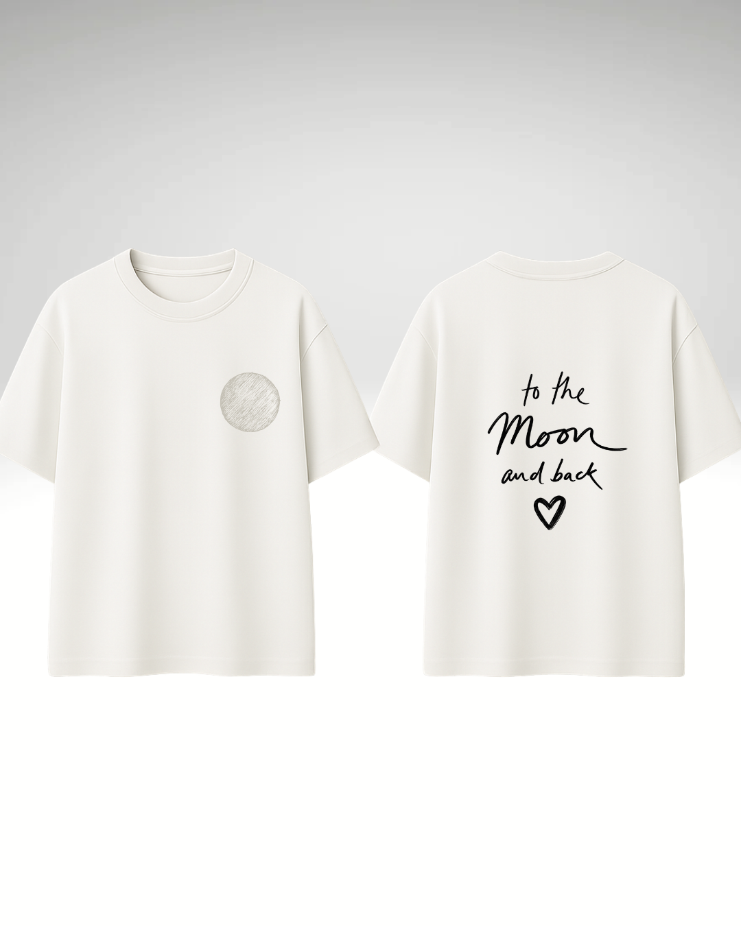Tricou to the moon