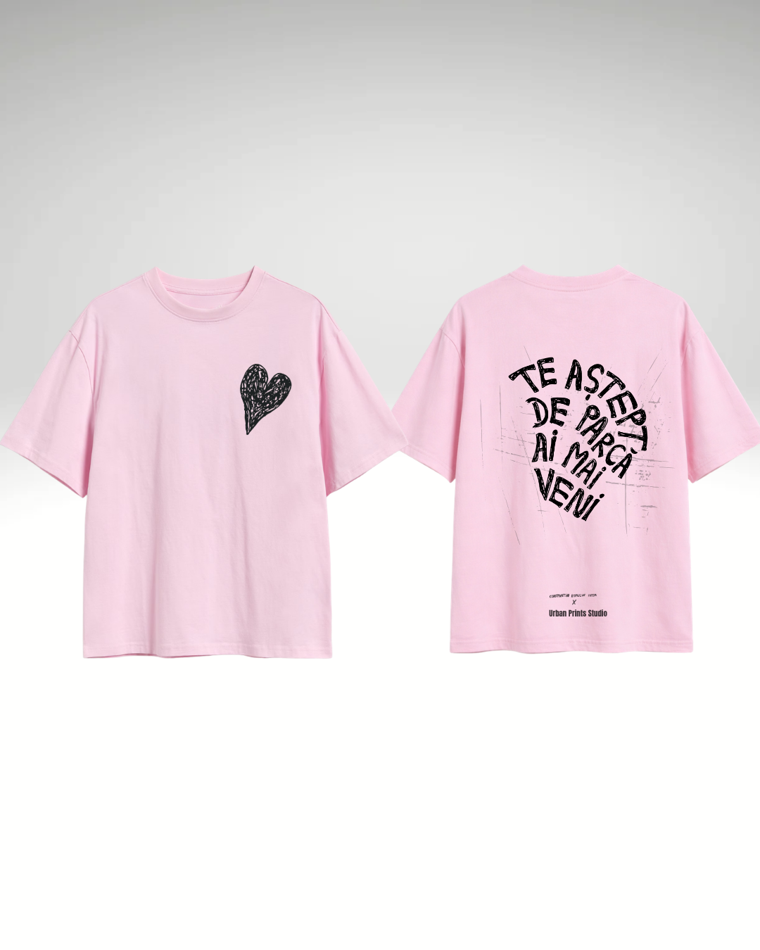 Tricou te aștept de parcă ai mai veni
