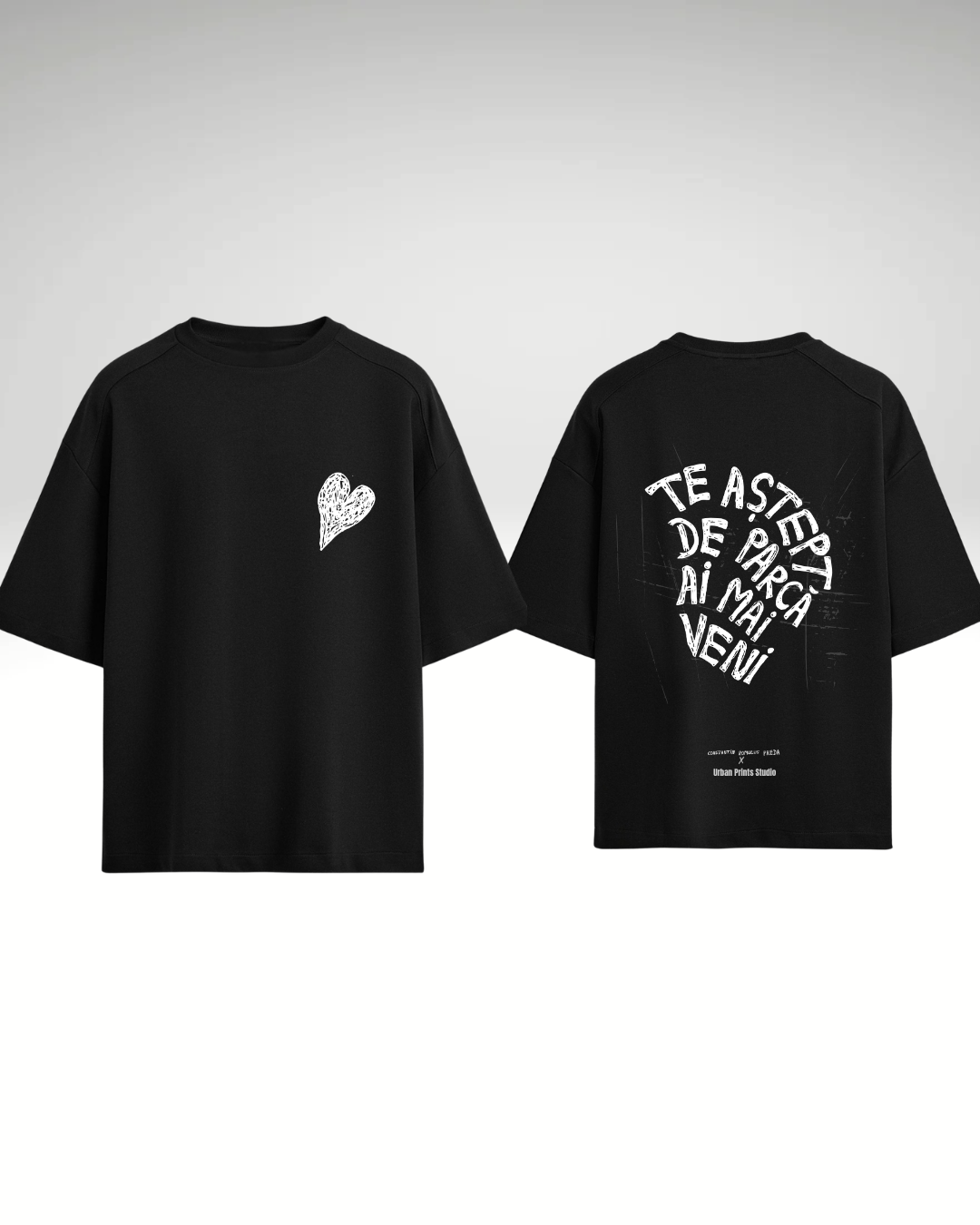 Tricou te aștept de parcă ai mai veni